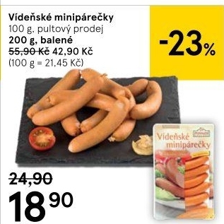 Minipárečky vídeňské