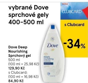 Sprchový gel Dove
