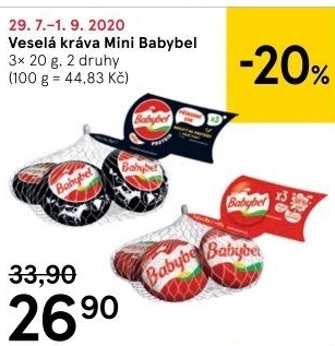 Sýr Mini Babybel Veselá kráva