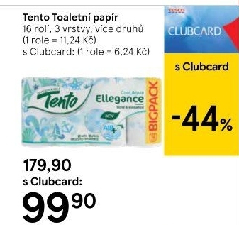 Toaletní papír 3vrstvý Tento