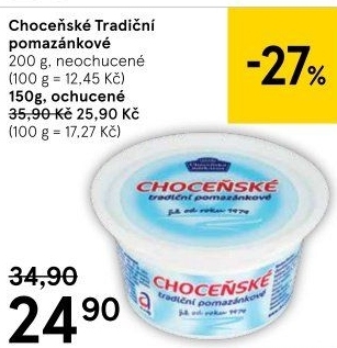 Tradiční pomazánkové Choceňské