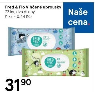 Vlhčené ubrousky Fred&amp