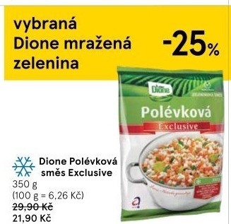 Zeleninová polévková směs mražená Exclusive Dione