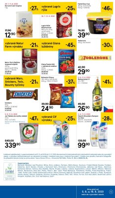 akční leták Tesco 5.8.2020-11.8.2020