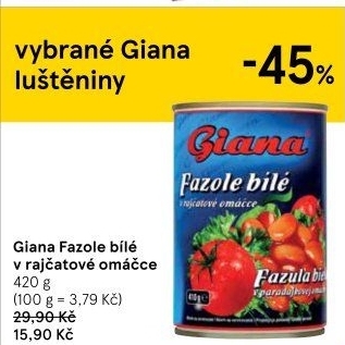 Fazole v omáčce Giana