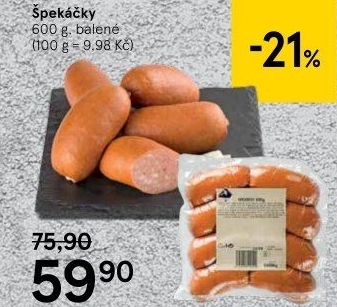 Špekáčky Kostelecké uzeniny