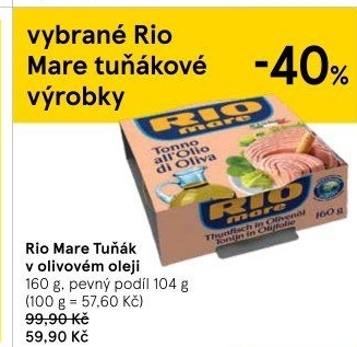 Tuňák v oleji Rio Mare