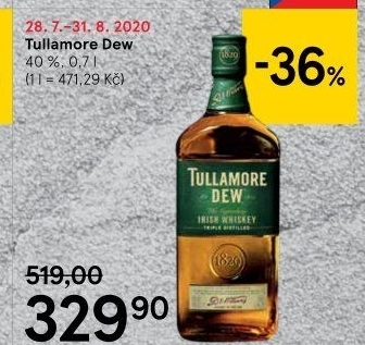 Whisky irská Tullamore Dew