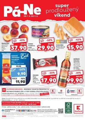 akční leták Kaufland 7.8.2020-9.8.2020