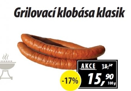 Grilovací klobása
