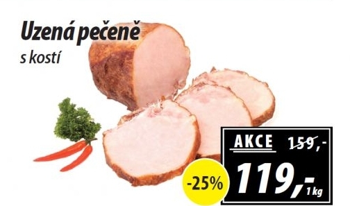 Uzená pečeně s kostí