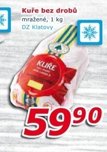 Kuře mražené DZ Klatovy