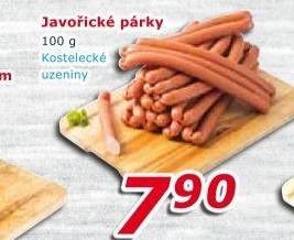 Párky javořické Kostelecké uzeniny