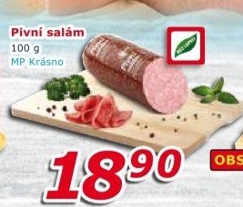 Pivní salám Krásno