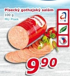 Salám Gothaj Maso uzeniny Písek