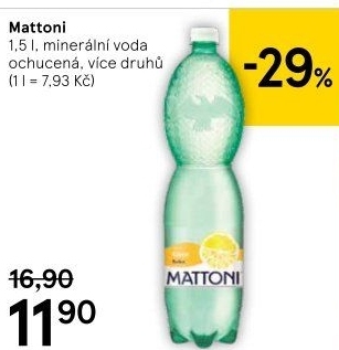 Ochucená voda Mattoni