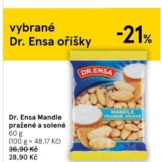 Pražené mandle Dr. Ensa