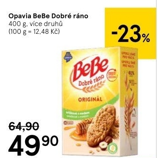 Sušenky BeBe Dobré ráno Opavia
