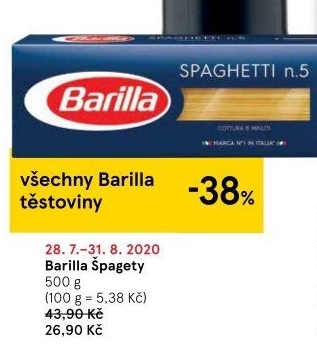 Těstoviny Barilla