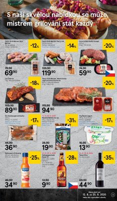 akční leták Tesco 12.8.2020-18.8.2020