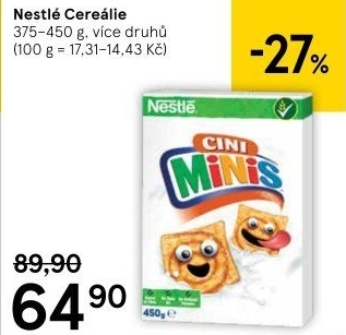 Cereálie Nestlé