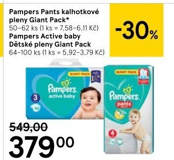Pleny dětské Pampers Pants