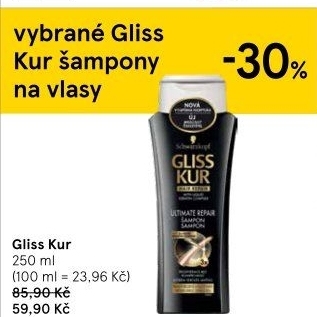 Šampon Gliss Kur Schwarzkopf