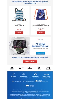 akční leták Sportisimo 11.8.2020-16.8.2020