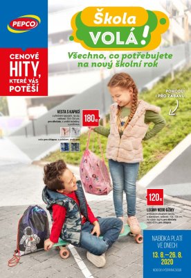 akční leták PEPCO 13.8.2020-26.8.2020