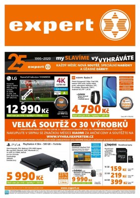 akční leták Expert elektro 13.8.2020-21.8.2020