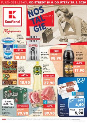 akční leták Kaufland 19.8.2020-25.8.2020