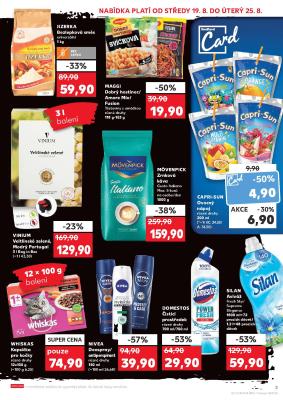 akční leták Kaufland 19.8.2020-25.8.2020