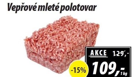 Maso mleté vepřové