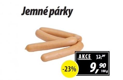 Párky jemné