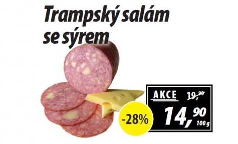 Salám trampský se sýrem
