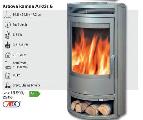 Krbová kamna Arktis 6 ABX