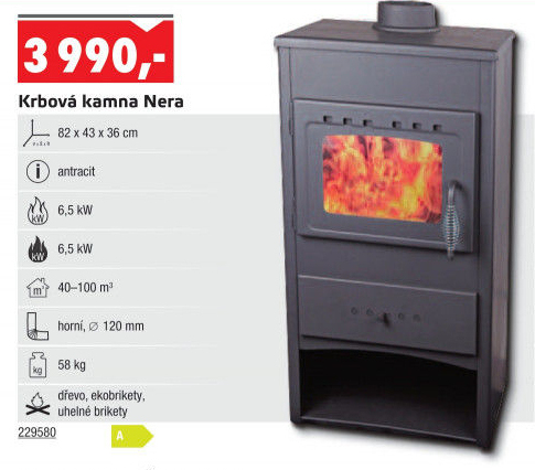 Krbová kamna Nera