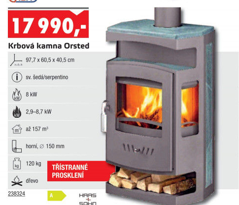 Krbová kamna Orsted Haas + Sohn
