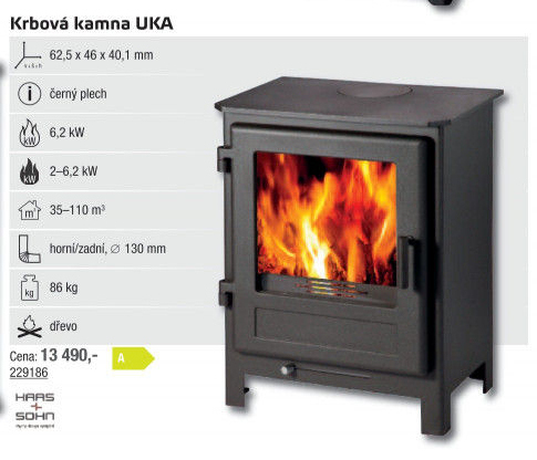 Krbová kamna UKA Haas + Sohn