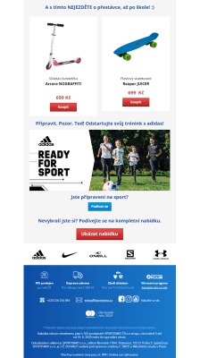 akční leták Sportisimo 16.8.2020-21.8.2020