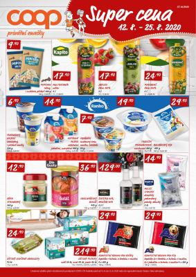 akční leták COOP 12.8.2020-25.8.2020