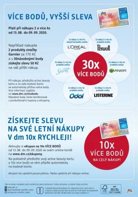 akční leták dm drogerie 13.8.2020-9.9.2020