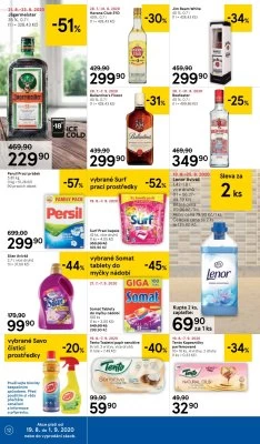 akční leták Tesco 19.8.2020-25.8.2020