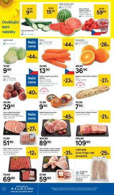 akční leták Tesco 19.8.2020-25.8.2020