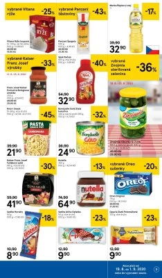 akční leták Tesco 19.8.2020-25.8.2020