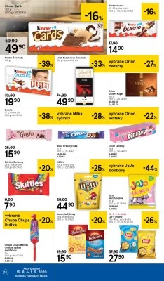 akční leták Tesco 19.8.2020-25.8.2020