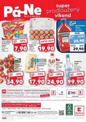 akční leták Kaufland 21.8.2020-23.8.2020