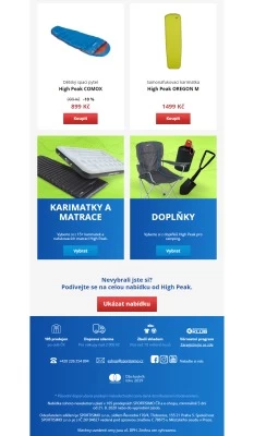 akční leták Sportisimo 21.8.2020-26.8.2020