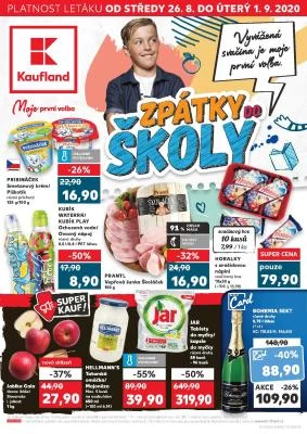 akční leták Kaufland 26.8.2020-1.9.2020
