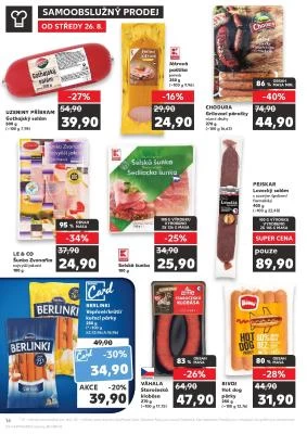 akční leták Kaufland 26.8.2020-1.9.2020